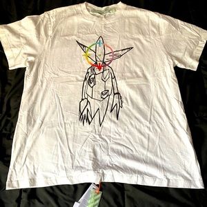 Off-White x Futura Oversized alien print T-shirt